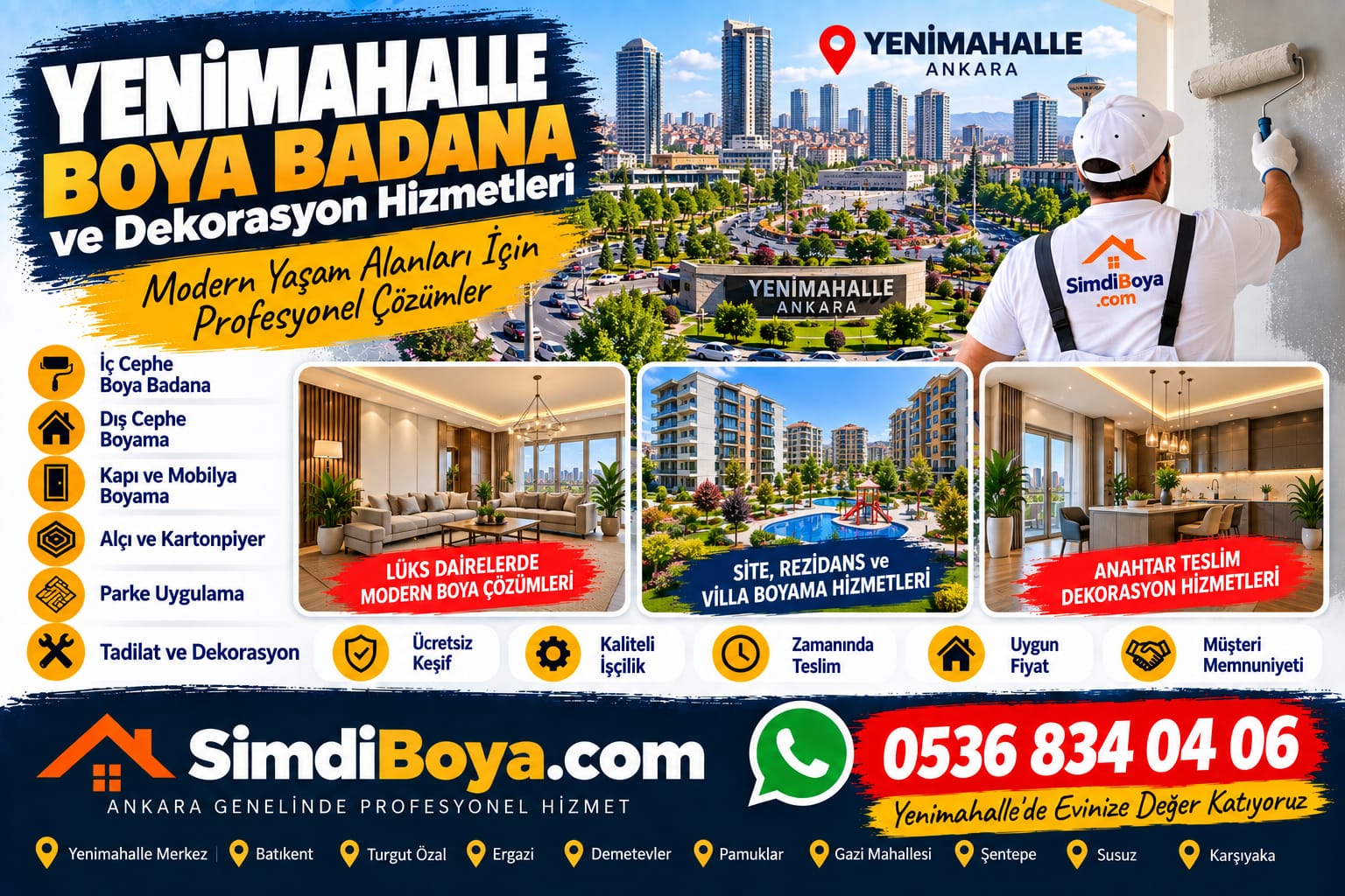Yenimahalle Villa ve Ev Boyama | ŞimdiBoya